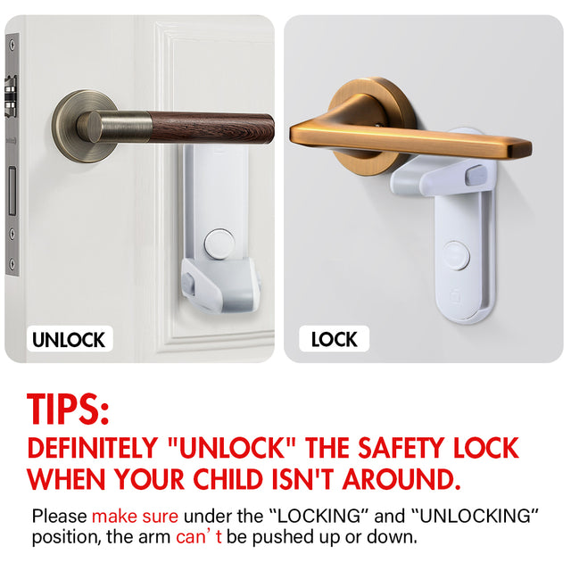 Safety Door Lever Lock