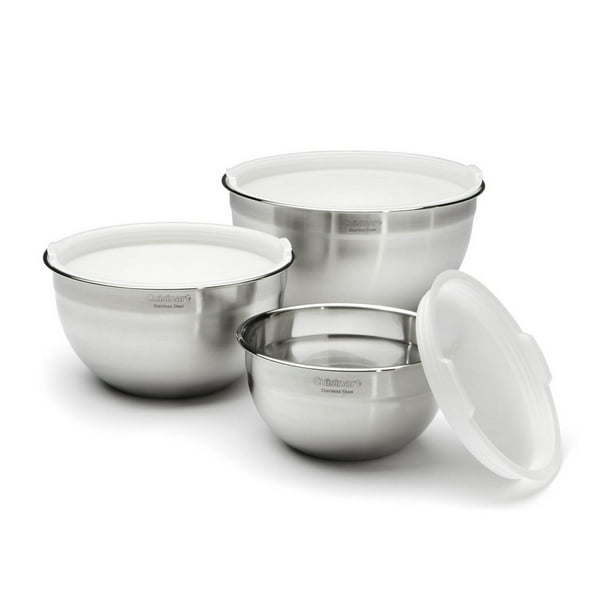 Stainless Steel Mixing Bowl Set 3 Pieces