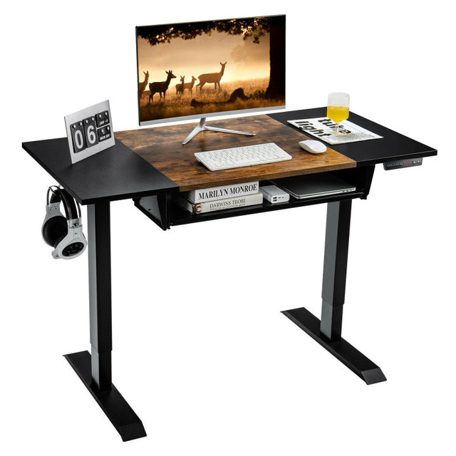 48 Inch Standing Desk with Keyboard Tray