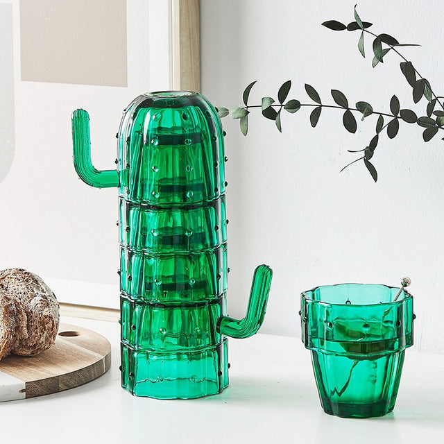 Cactus Stackable Glass Set